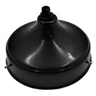 Plafon Plafonier Chapa C/ Bocal E27 Louça Kalil Preto