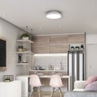 Plafon Pleno Redondo 3xe27 Blumenau Branco