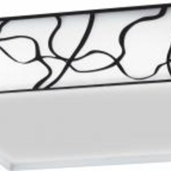 Plafon Psicodélico Preto Quadr. 30x30cm Led 20w 220v 6400k