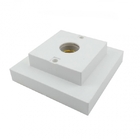 Plafon Pvc Quadrado Soq Porc Ate 100w E-27 Br Blister