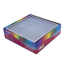 Plafon Quadrado De Aluminio Escovado 25cm