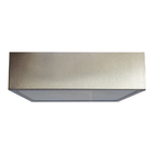 Plafon Quadrado De Aluminio Escovado 25cm