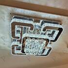 Plafon Quadrado De Cristais 50cm Led 72w 3 Em 1 Bivolt