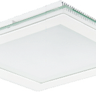 Plafon Quadrado De Embutir De Vidro Led 7w