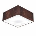 Plafon Quadrado Duplo Vivare Md-3040 Cúpula Em Tecido 30x70x7