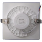 Plafon Quadrado Infinity 15w Biv Branco Quente Elgin Embutir