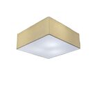 Plafon Quadrado Md-3001 Cúpula Em Tecido 35x35x12cm Algodão C