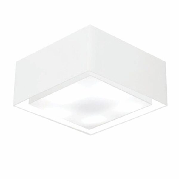 Plafon Quadrado Md-3040 Cúpula Em Tecido Dupla 30/70x70cm Bra