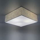 Plafon Quadrado Md-3051 Cúpula Em Tecido 15/45x45cm Rústico C