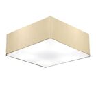 Plafon Quadrado Md-3056 Cúpula Em Tecido 15/70x70cm Algodão C