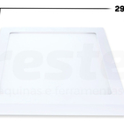Plafon Quadrado Sobrepor 24w Branco Neutro Avant