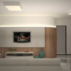 Plafon quadrado sobrepor 40x40 30w branco quente AVANT