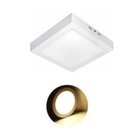 Plafon Quadrado Sobrepor Painel Led 18w 22cm 3000k Bivolt