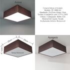 Plafon Quadrado Sobrepor Vivare Md-3000 Cúpula Em Tecido 25x2