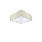 Plafon Quadrado Sobrepor Vivare Md-3000 Cúpula Em Tecido 25x2