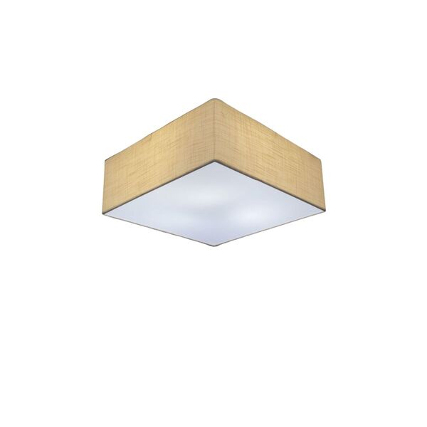 Plafon Quadrado Sobrepor Vivare Md-3000 Cúpula Em Tecido 25x2