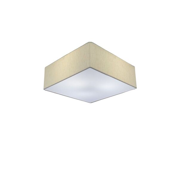 Plafon Quadrado Sobrepor Vivare Md-3000 Cúpula Em Tecido 25x2