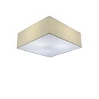 Plafon Quadrado Vivare Md-3001 Cúpula Em Tecido 12/35x35cm -