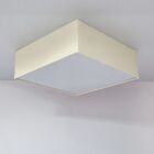 Plafon Quadrado Vivare Md-3002 Cúpula Em Tecido 50x50x15cm -