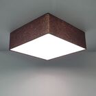 Plafon Quadrado Vivare Md-3002 Cúpula Em Tecido 50x50x15cm -