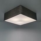 Plafon Quadrado Vivare Md-3002 Cúpula Em Tecido 50x50x15cm -