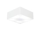 Plafon Quadrado Vivare Md-3050 Cúpula Em Tecido 40x40x12cm -
