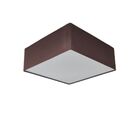 Plafon Quadrado Vivare Md-3050 Cúpula Em Tecido 40x40x12cm -