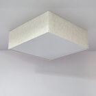 Plafon Quadrado Vivare Md-3051 Cúpula Em Tecido 15/45x45cm -