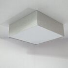 Plafon Quadrado Vivare Md-3051 Cúpula Em Tecido 15/45x45cm -