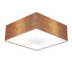 Plafon Quadrado Vivare Md-3056 Cúpula Em Tecido 15/70x70cm -