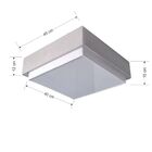 Plafon Quadrado Vivare Md-3090 Cúpula Em Tecido 45x45cm - Biv