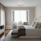 Plafon Ravena Branco E Cobre 4 Lampadas Tualux