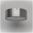 Plafon Redondo De Aluminio Escovado 20cm