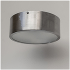 Plafon Redondo De Aluminio Escovado 20cm