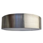 Plafon Redondo De Aluminio Escovado 25cm