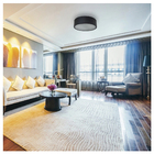 Plafon Redondo De Aluminio Preto 20cm