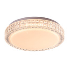 Plafon Redondo De Cristal Acrílico Branco 28cm Led 20w 3 Em 1