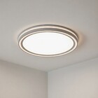 Plafon Redondo com Led 3 Cores 20W Hevvy Iluminação Genova Red 6X30cm Branco