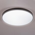 Plafon Redondo com Led 3 Cores 31W Hevvy Iluminação Verona Red 5X37cm Preto
