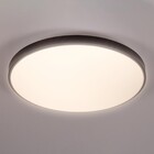 Plafon Redondo com Led 3 Cores 31W Hevvy Iluminação Verona Red 5X37cm Preto