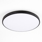 Plafon Redondo com Led 3 Cores 31W Hevvy Iluminação Verona Red 5X37cm Preto