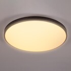 Plafon Redondo com Led 3 Cores 31W Hevvy Iluminação Verona Red 5X37cm Preto