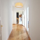 Plafon Redondo Madeira 80cm Marfim