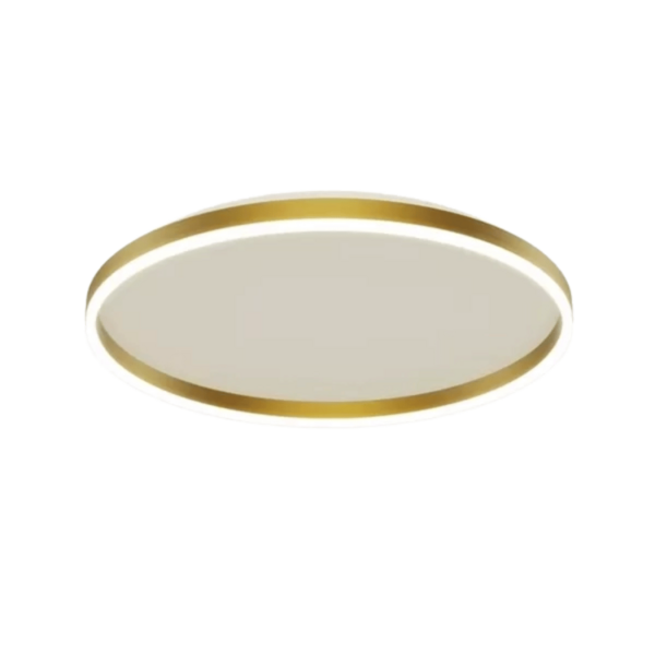 Plafon Redondo Vega 30w Gold 40cm - Gmh dourado