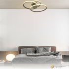 Plafon Ring 2023/20/30/40 Bivolt 3000K 149 SL Iluminação Preto