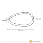 Plafon Seixos 33w Led 3000k Branco Bivolt Branco