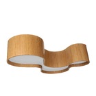 Plafon Semi Cilíndrico Madeira 95 Cm Freijó