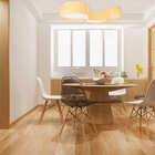 Plafon Semi Cilíndrico Madeira 95 Cm Marfim