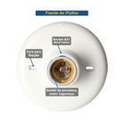 Plafon Simples Branco - Enerlux - E417br