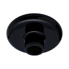 Plafon Simples Redondo Rosqueado Bocal E27 14,5cm Preto